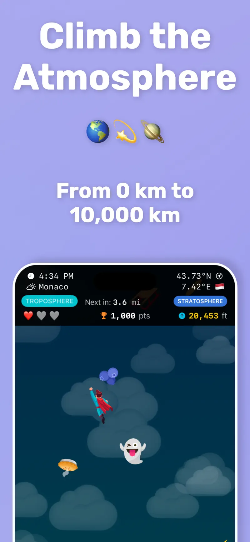 Flymoji Hero captura de pantalla