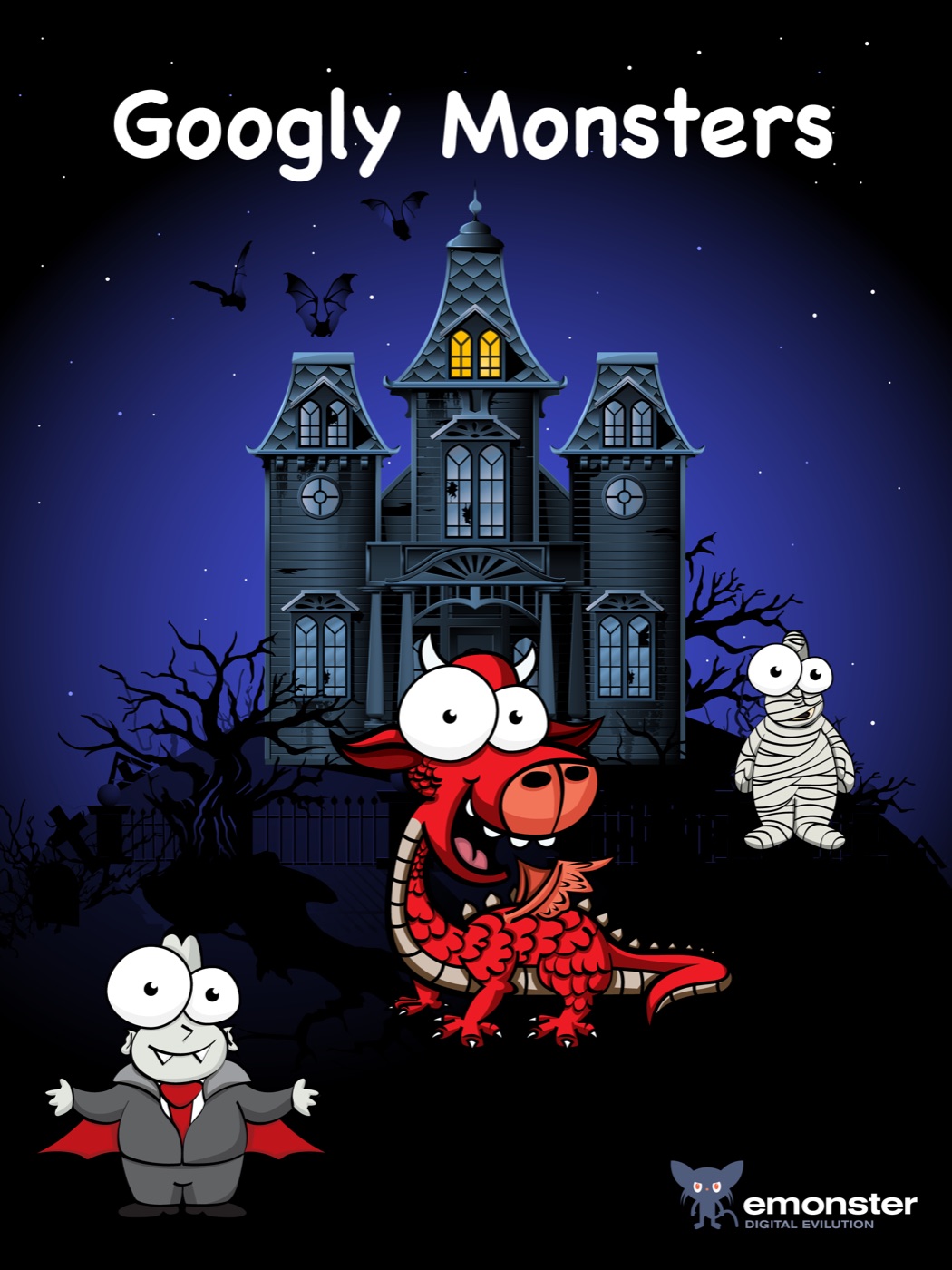 Googly Monsters launch screen